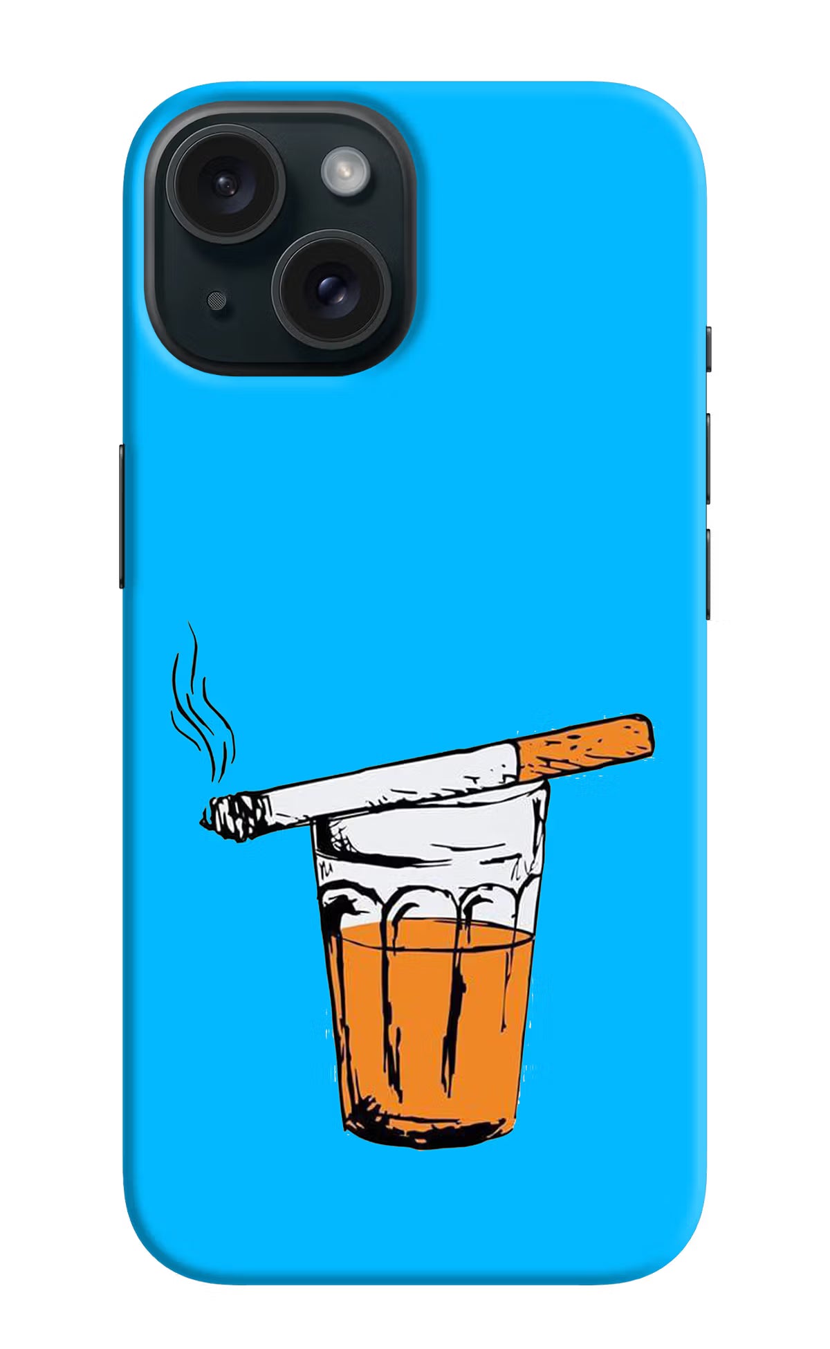 Chai Sutta iPhone 15 Plus Hard Case Back Cover by Casekaro