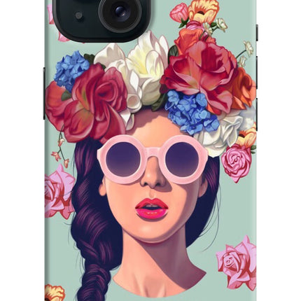 Pretty Girl iPhone 15 Plus Hard Case Back Cover by Casekaro