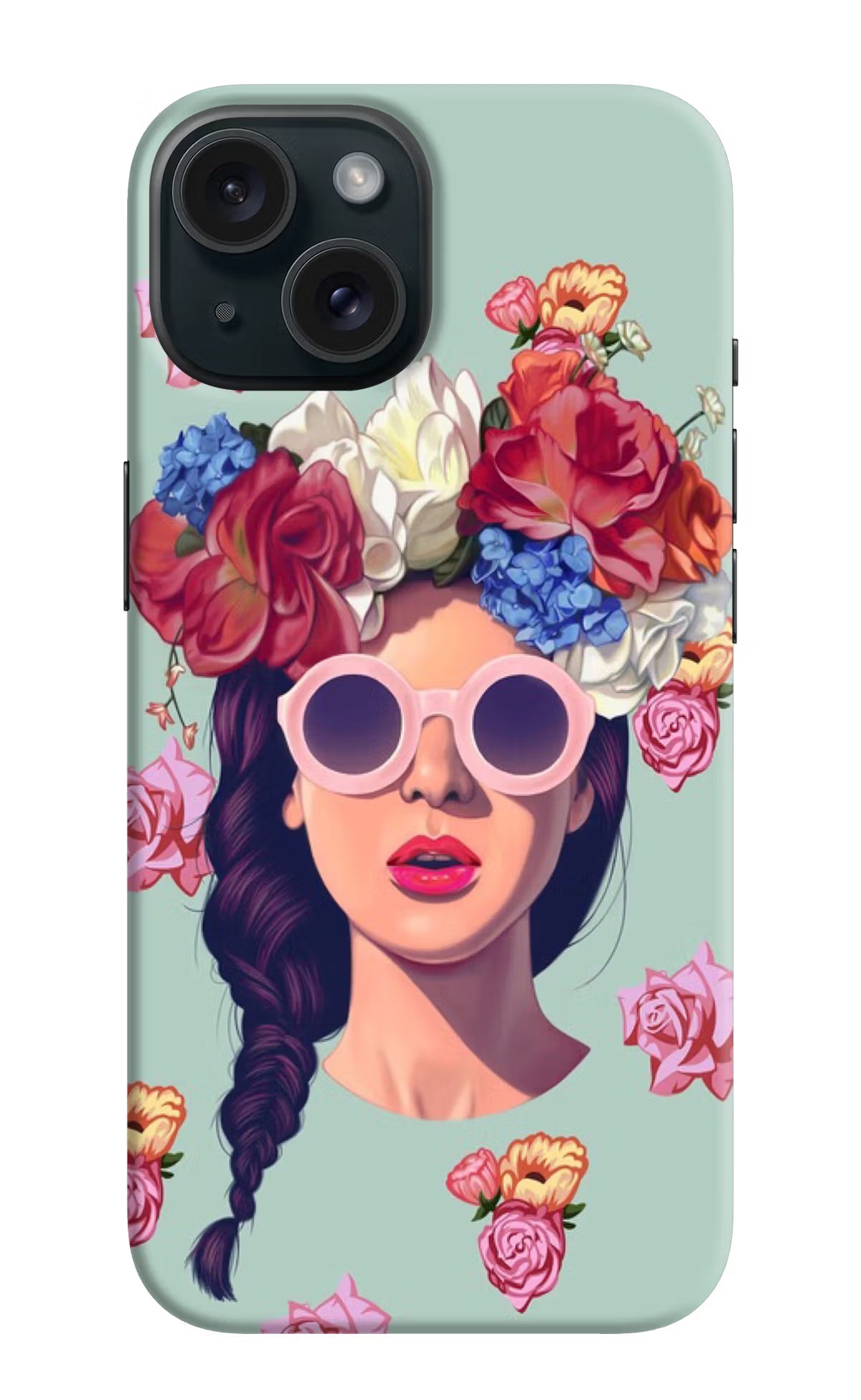 Pretty Girl iPhone 15 Plus Hard Case Back Cover by Casekaro