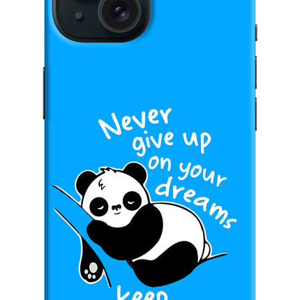 Keep Sleeping iPhone 15 Plus Hard Case Back Cover by Casekaro