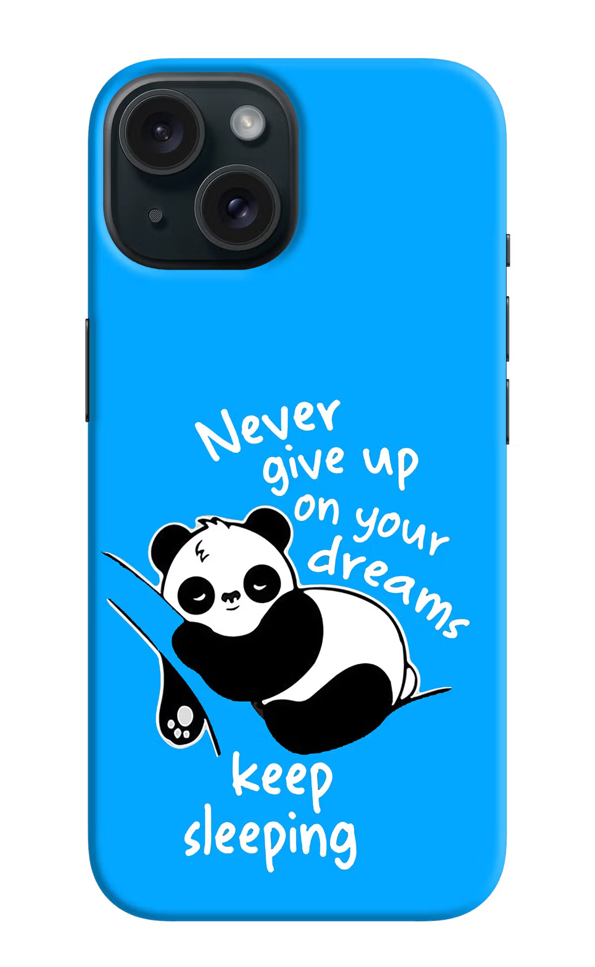Keep Sleeping iPhone 15 Plus Hard Case Back Cover by Casekaro