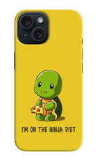 I'm on Ninja Diet iPhone 15 Plus Hard Case Back Cover by Casekaro