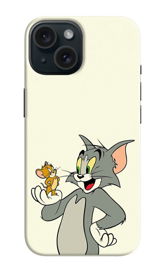 Tom & Jerry iPhone 15 Plus Hard Case Back Cover by Casekaro