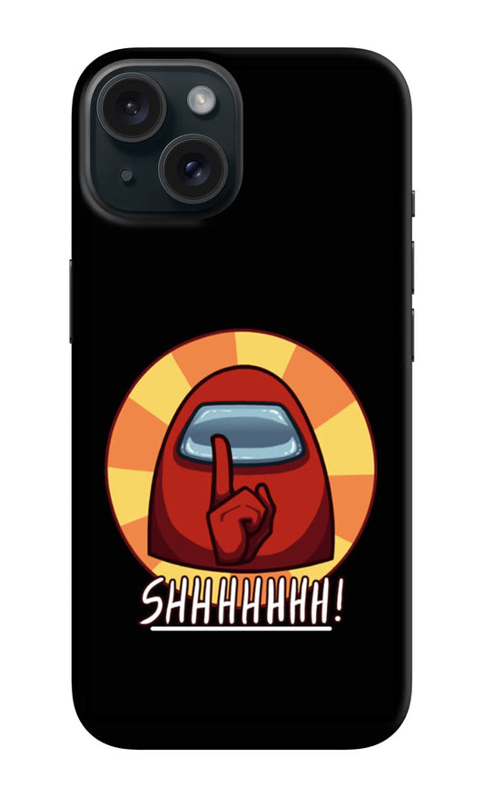 Among Us Shhh! iPhone 15 Plus Hard Case Back Cover by Casekaro