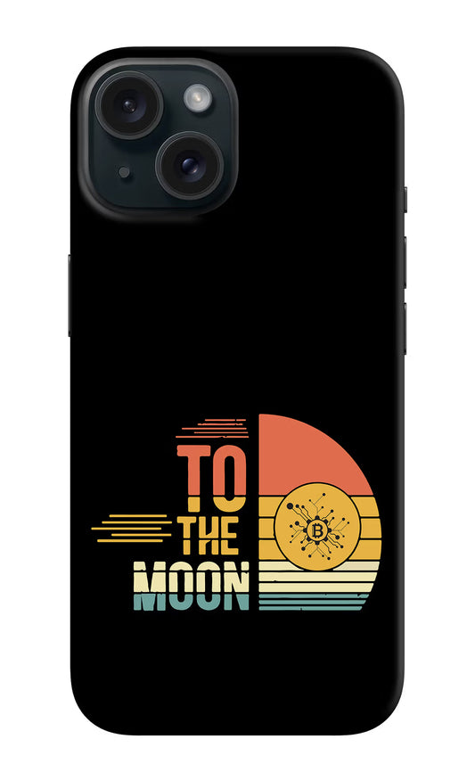 To the Moon iPhone 15 Plus Hard Case Back Cover by Casekaro