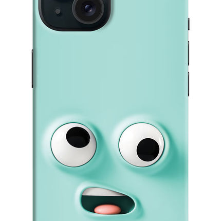 Funny Cartoon iPhone 15 Plus Hard Case Back Cover by Casekaro