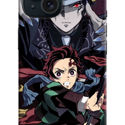 Demon Slayer iPhone 15 Plus Hard Case Back Cover by Casekaro