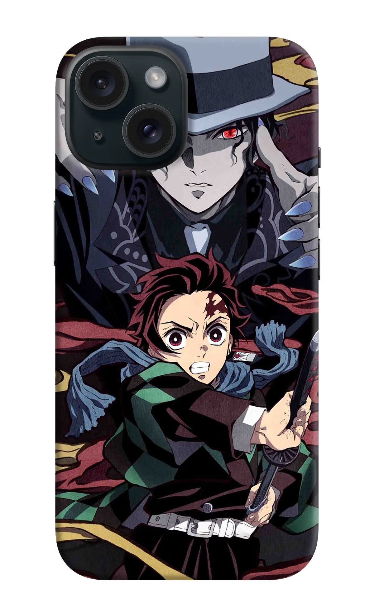 Demon Slayer iPhone 15 Plus Hard Case Back Cover by Casekaro