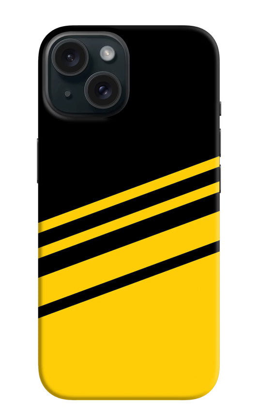 Yellow Shades iPhone 15 Plus Hard Case Back Cover by Casekaro