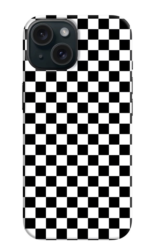 Chess Board iPhone 15 Plus Hard Case Back Cover by Casekaro