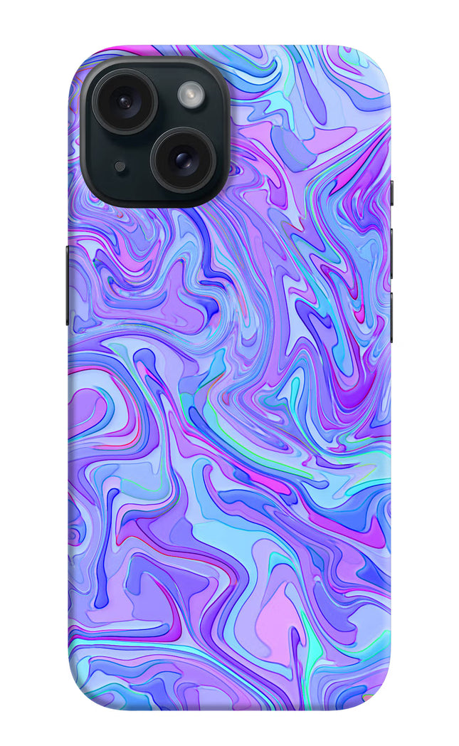 Glitter iPhone 15 Plus Hard Case Back Cover by Casekaro