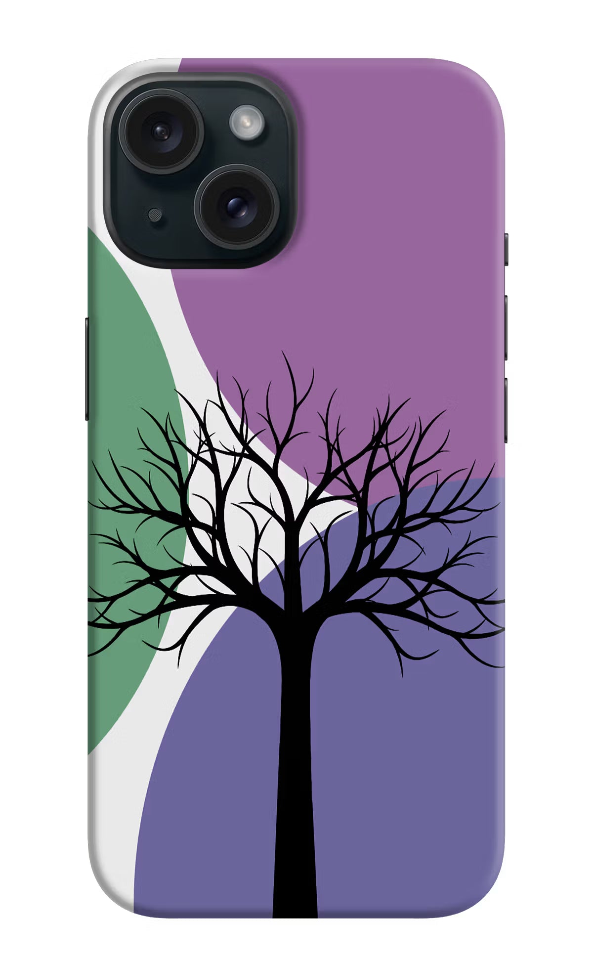 Tree Art iPhone 15 Plus Hard Case Back Cover by Casekaro