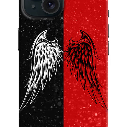 Wings iPhone 15 Plus Hard Case Back Cover by Casekaro