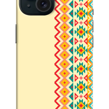 Ethnic Seamless iPhone 15 Plus Hard Case Back Cover by Casekaro