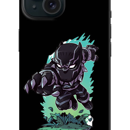 Black Panther iPhone 15 Plus Hard Case Back Cover by Casekaro