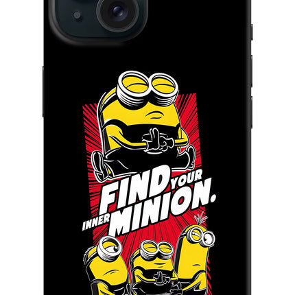 Find your inner Minion iPhone 15 Plus Hard Case Back Cover by Casekaro