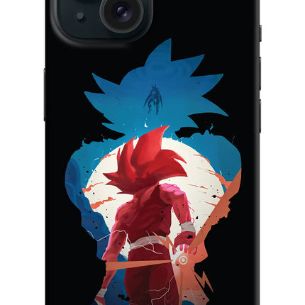 Goku iPhone 15 Plus Hard Case Back Cover by Casekaro
