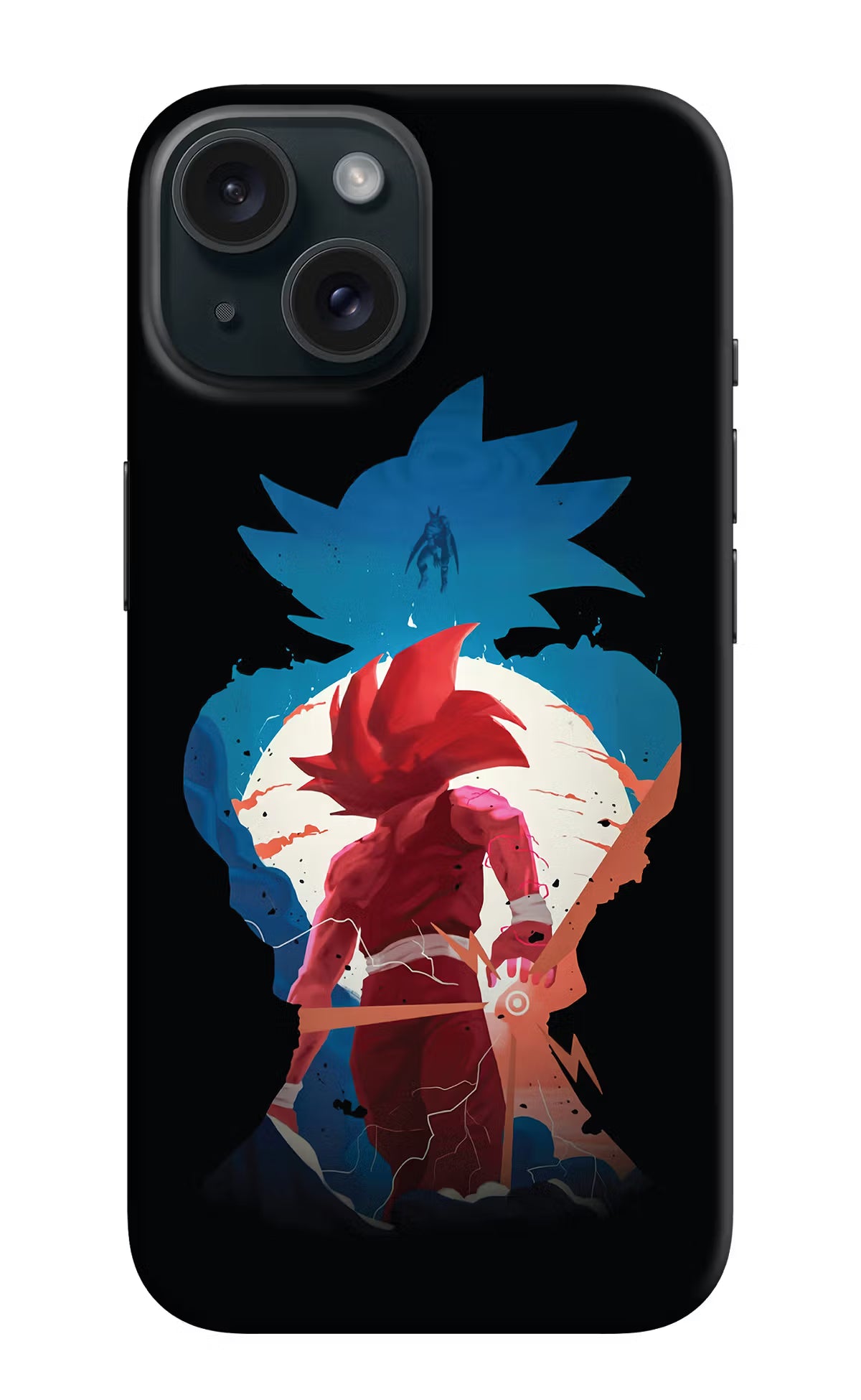 Goku iPhone 15 Plus Hard Case Back Cover by Casekaro