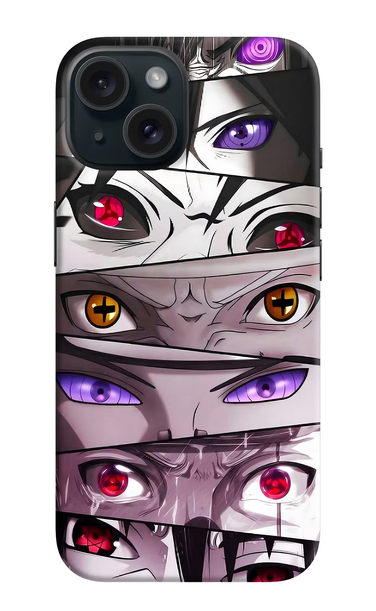 Naruto Anime iPhone 15 Plus Hard Case Back Cover by Casekaro