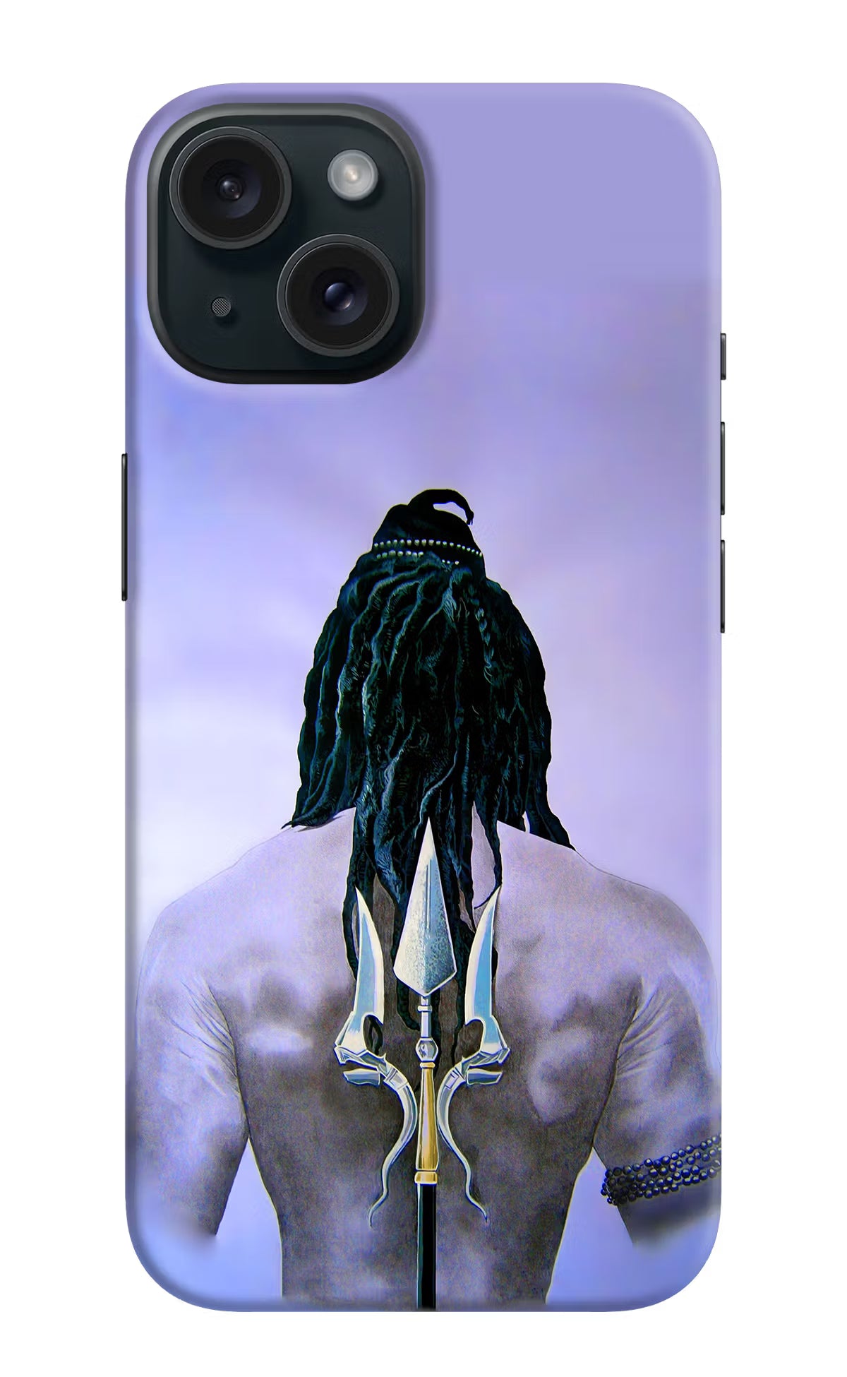 Shiva iPhone 15 Plus Hard Case Back Cover by Casekaro