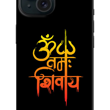 Om Namah Shivay iPhone 15 Plus Hard Case Back Cover by Casekaro