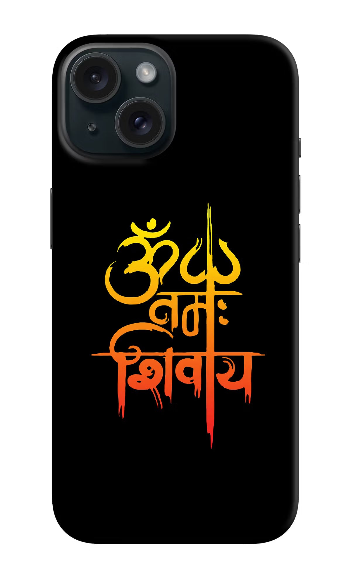Om Namah Shivay iPhone 15 Plus Hard Case Back Cover by Casekaro