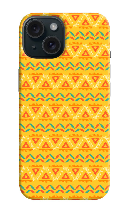 Tribal Pattern iPhone 15 Plus Hard Case Back Cover by Casekaro