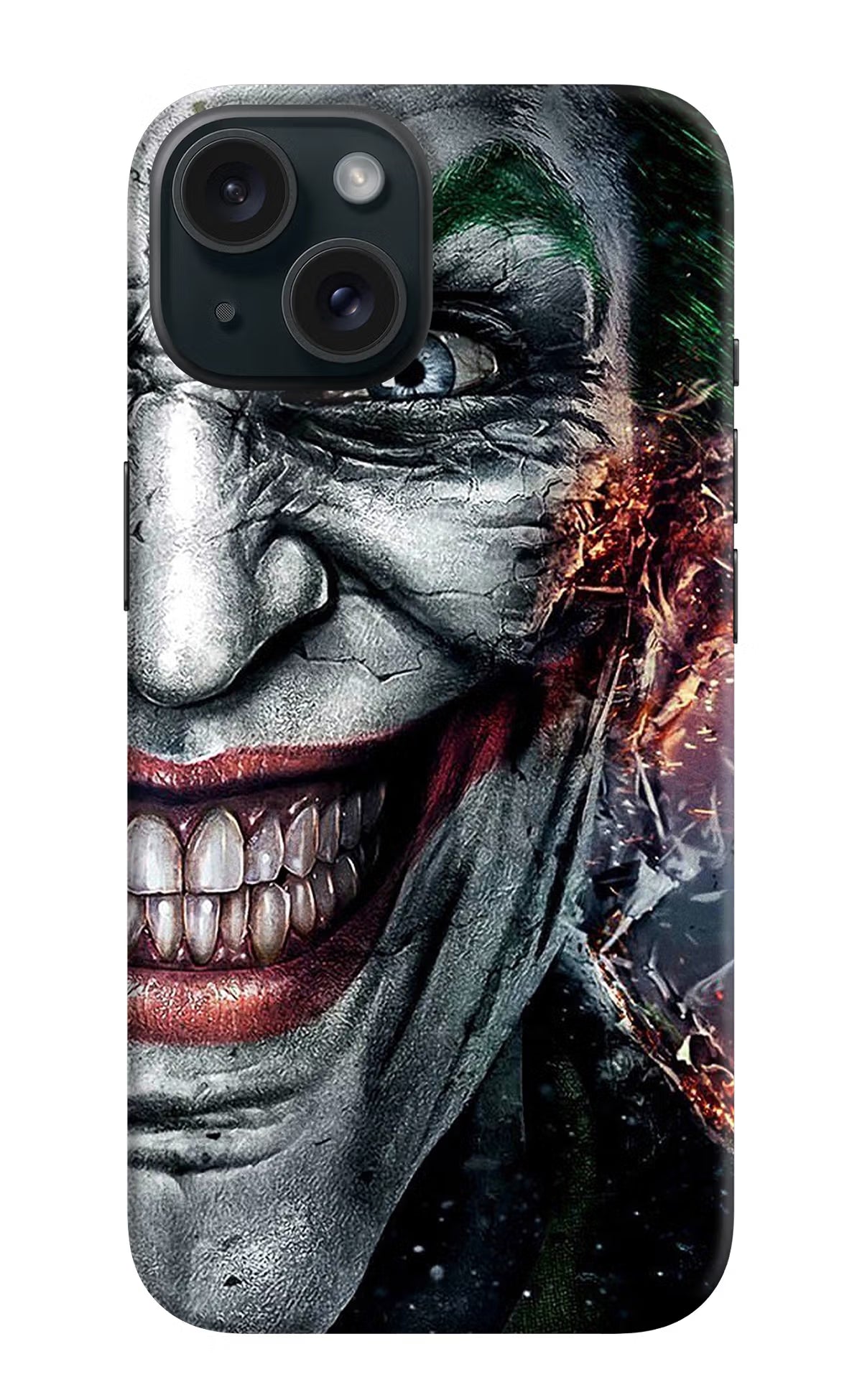 Joker Cam iPhone 15 Plus Hard Case Back Cover by Casekaro