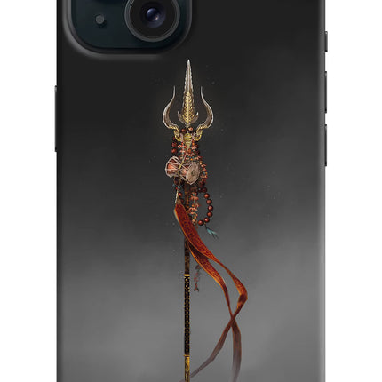 Shiv Trishul iPhone 15 Plus Hard Case Back Cover by Casekaro