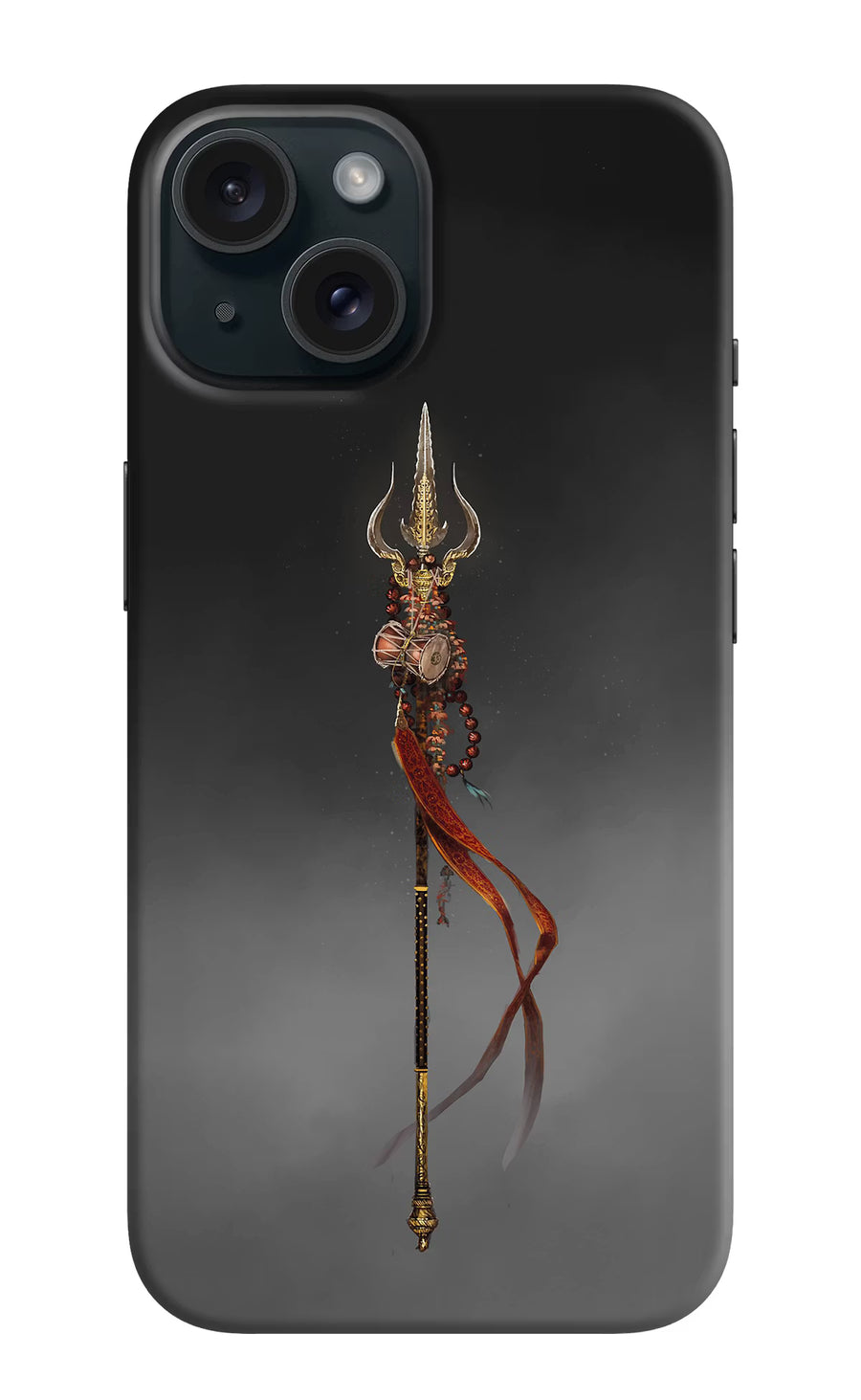 Shiv Trishul iPhone 15 Plus Back Cover, Hard case