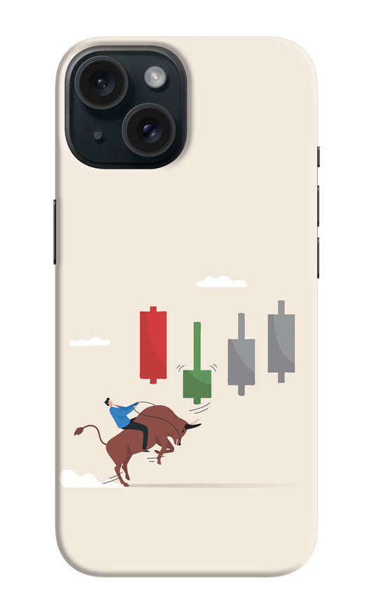 Bull Trading Momentum iPhone 15 Plus Hard Case Back Cover by Casekaro