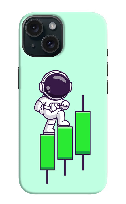 Astronaut Trader iPhone 15 Plus Hard Case Back Cover by Casekaro