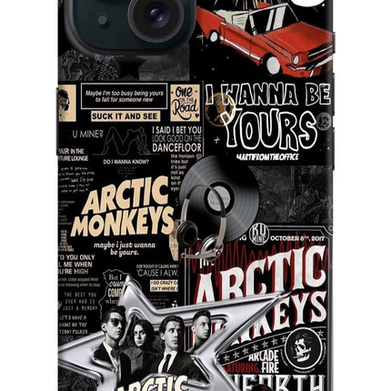 Arctic Monkeys iPhone 15 Plus Hard Case Back Cover by Casekaro