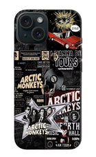 Arctic Monkeys iPhone 15 Plus Hard Case Back Cover by Casekaro