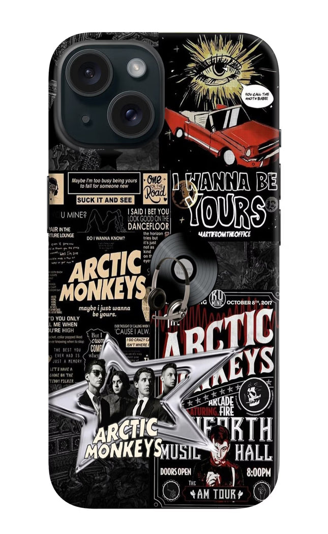 Arctic Monkeys iPhone 15 Plus Hard Case Back Cover by Casekaro