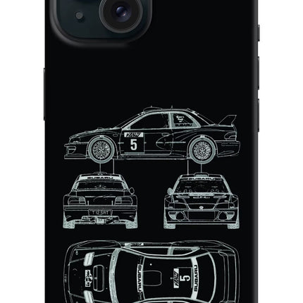 WRC'99 iPhone 15 Plus Hard Case Back Cover by Casekaro