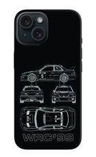 WRC'99 iPhone 15 Plus Hard Case Back Cover by Casekaro