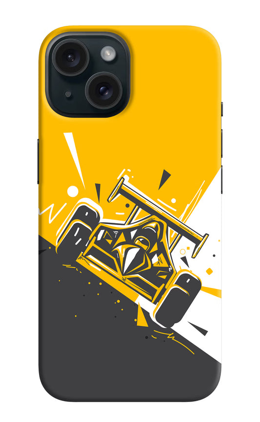 Track King iPhone 15 Plus Hard Case Back Cover by Casekaro