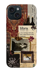Libra Zodiac iPhone 15 Plus Hard Case Back Cover by Casekaro