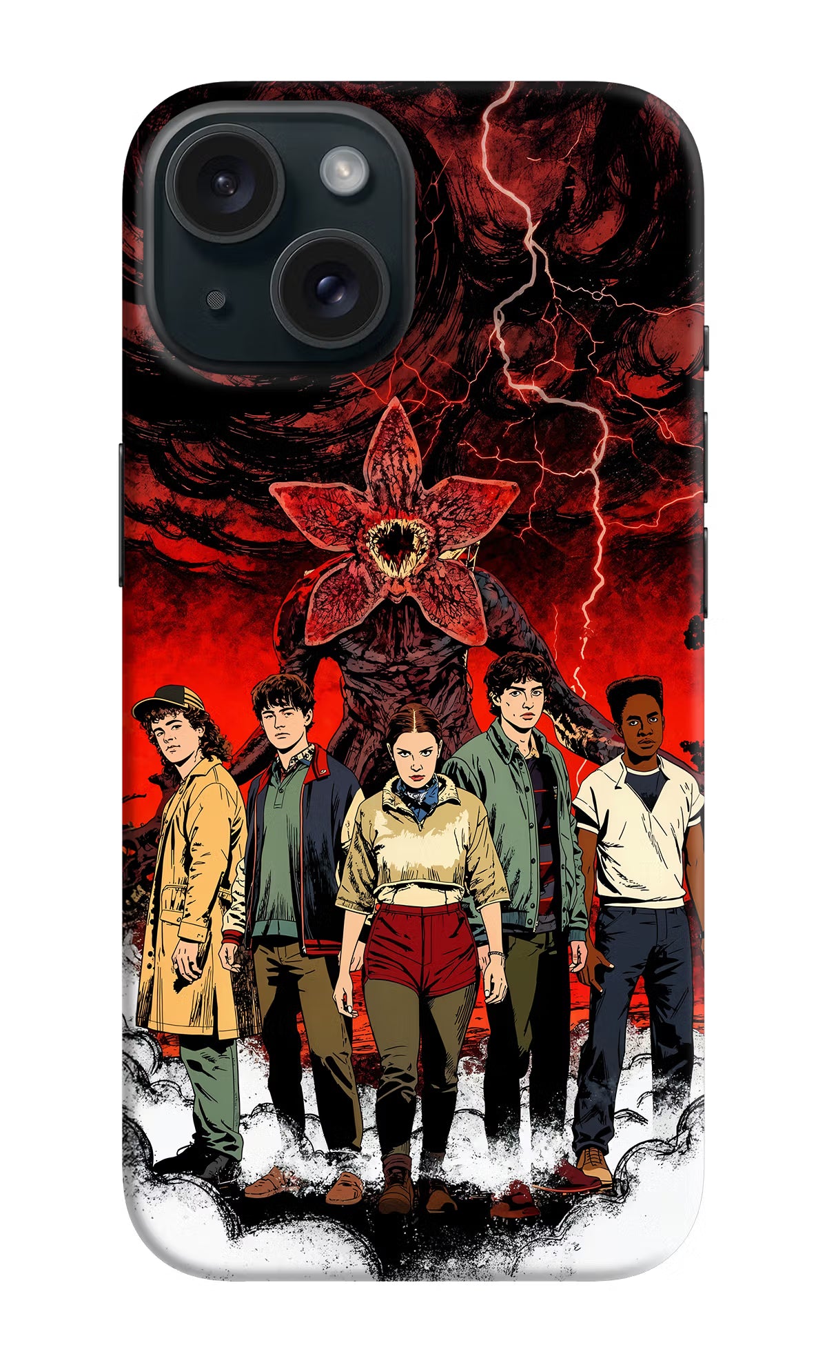 Ordinary Things Characters iPhone 15 Plus Hard Case Back Cover by Casekaro