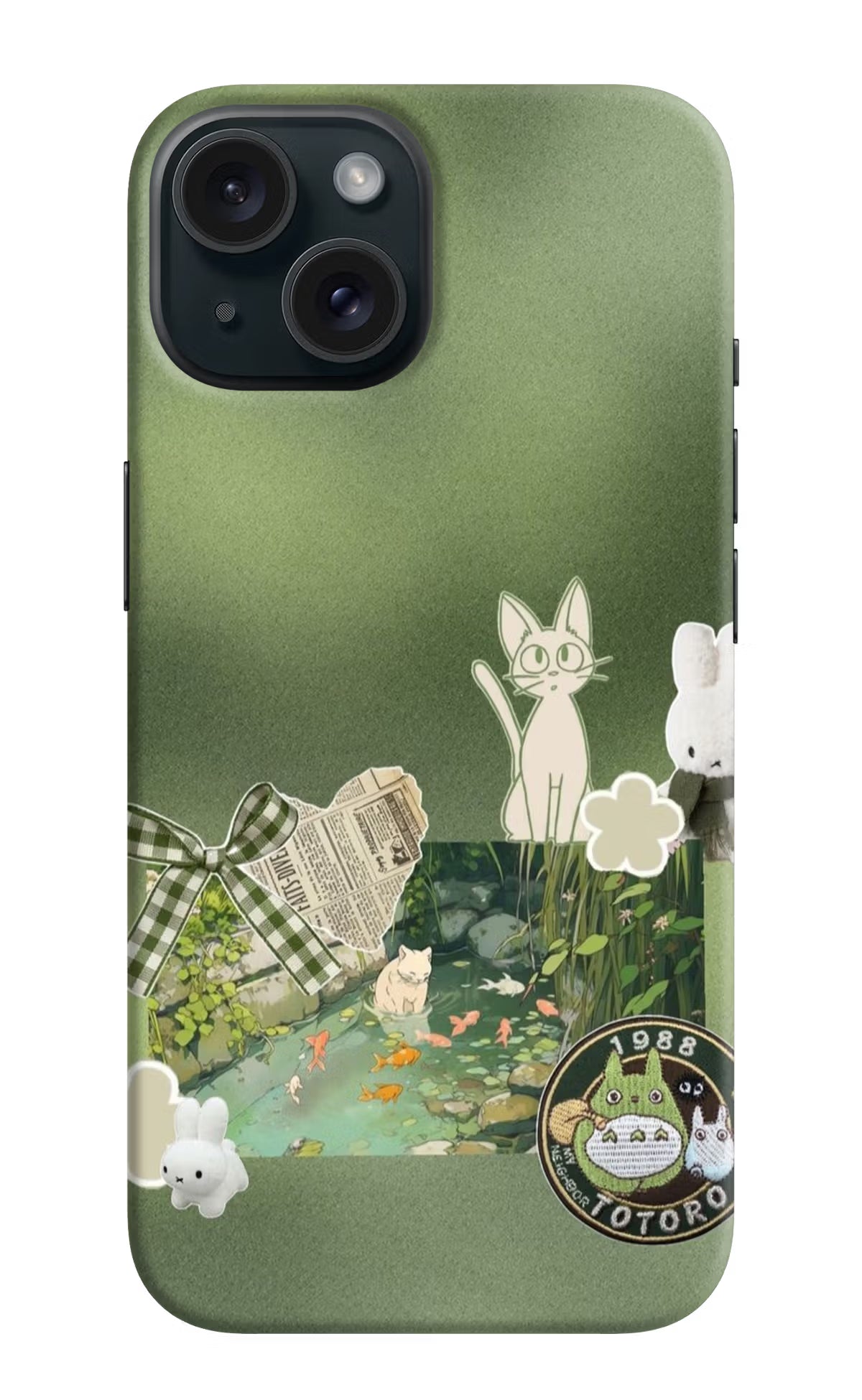 Aesthetic anime iPhone 15 Plus Back Cover