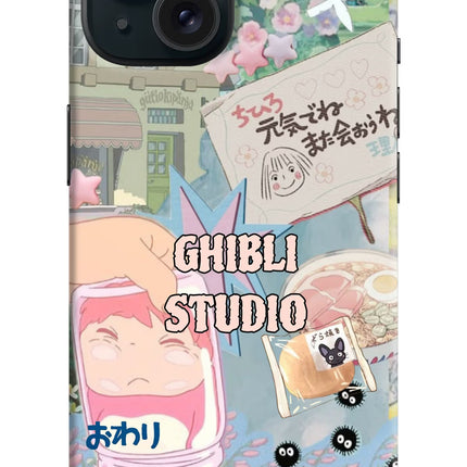 Studio Ghibli iPhone 15 Plus Hard Case Back Cover by Casekaro