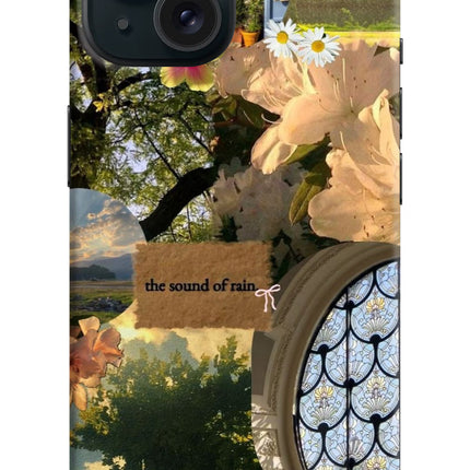 Rain iPhone 15 Plus Hard Case Back Cover by Casekaro