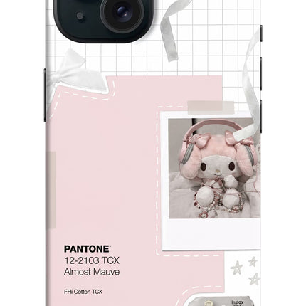Pantone Asthetic iPhone 15 Plus Hard Case Back Cover by Casekaro