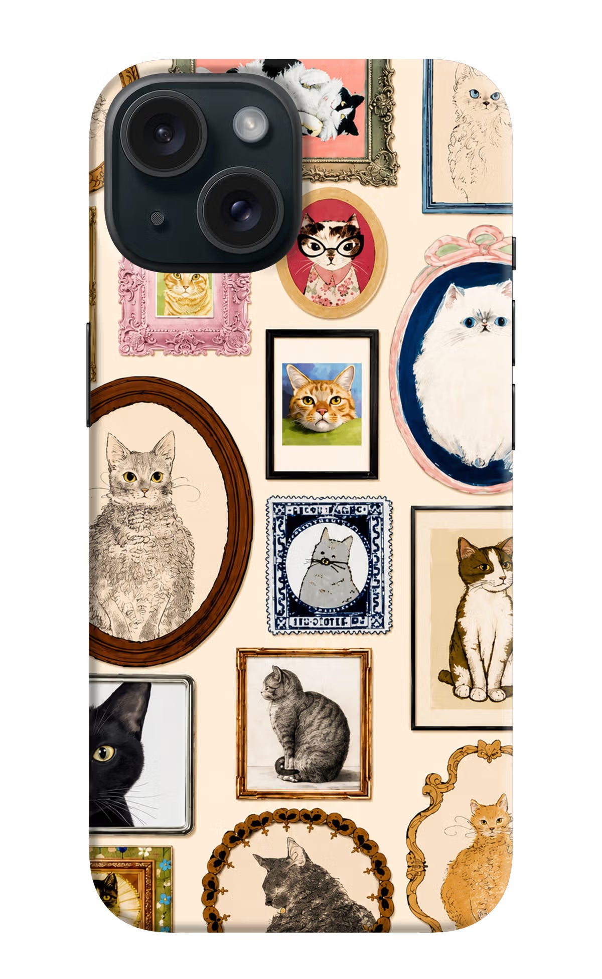 Mirror Cats iPhone 15 Plus Back Cover
