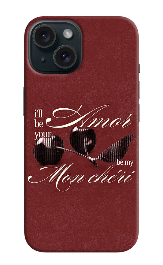 Velvet Cherry iPhone 15 Plus Back Cover