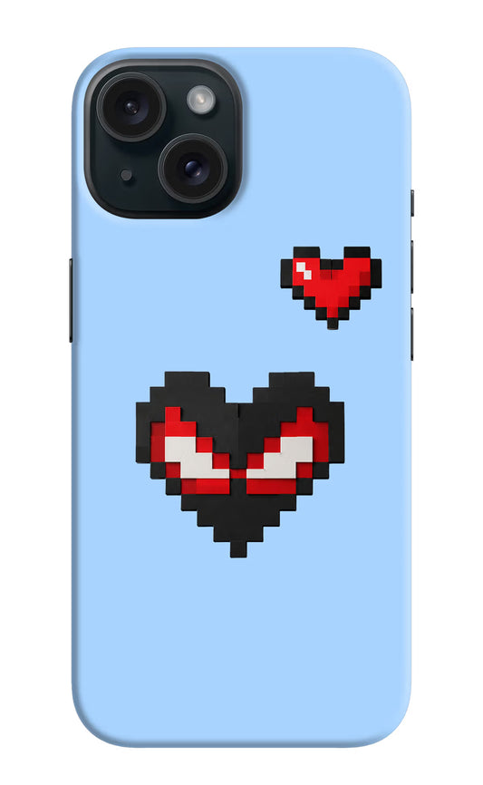 Peter Heart iPhone 15 Plus Hard Case Back Cover by Casekaro