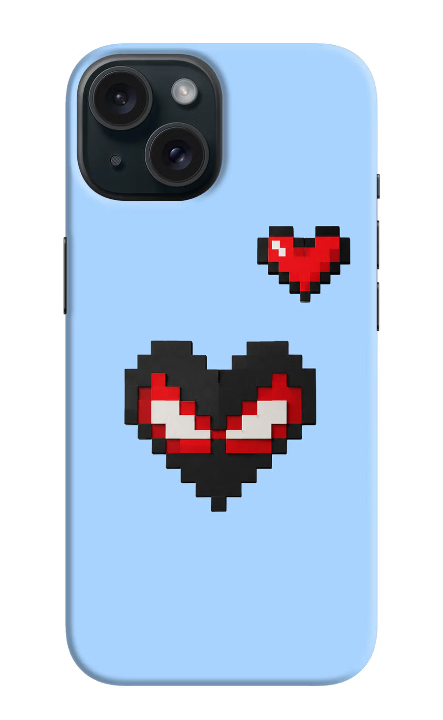 Peter Heart iPhone 15 Plus Back Cover, Hard case