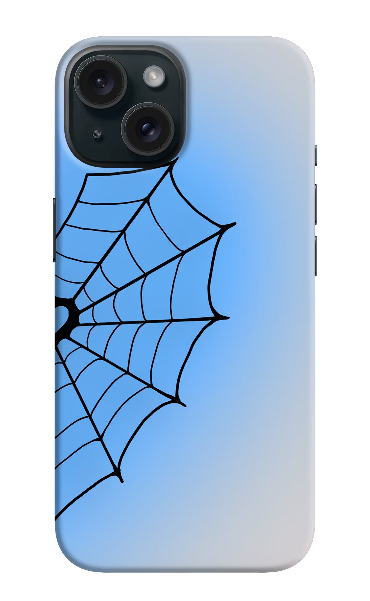 Blue Web iPhone 15 Plus Back Cover
