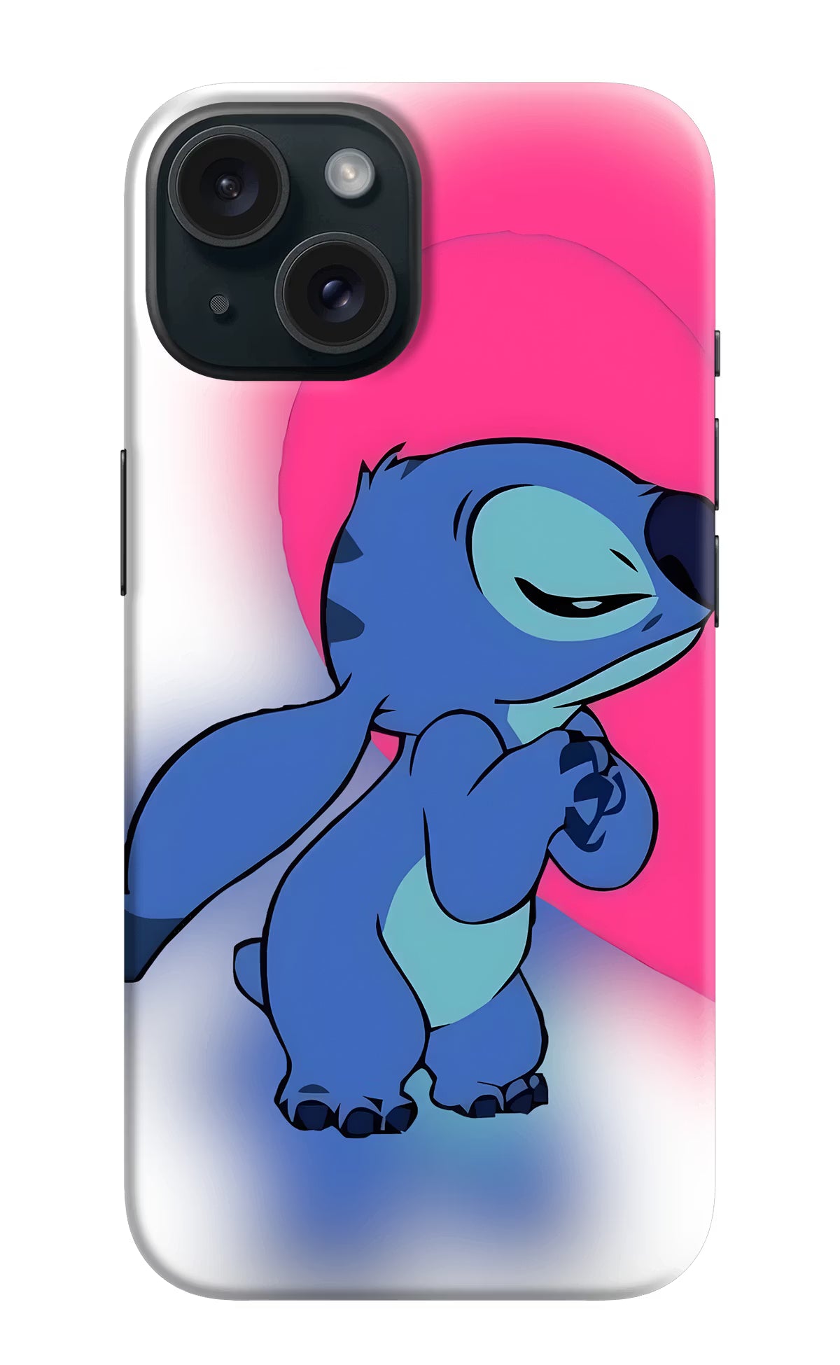 Stitch Hug iPhone 15 Plus Back Cover